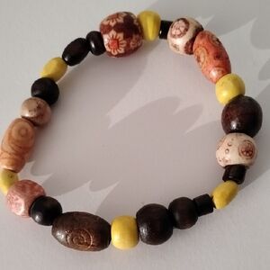 Fashion Jewelry Earthy Tones Beaded Bracelet